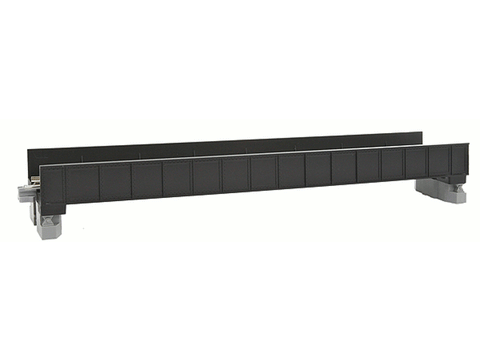 N 186mm 7-5/16" Plate Girder Bridge, Black